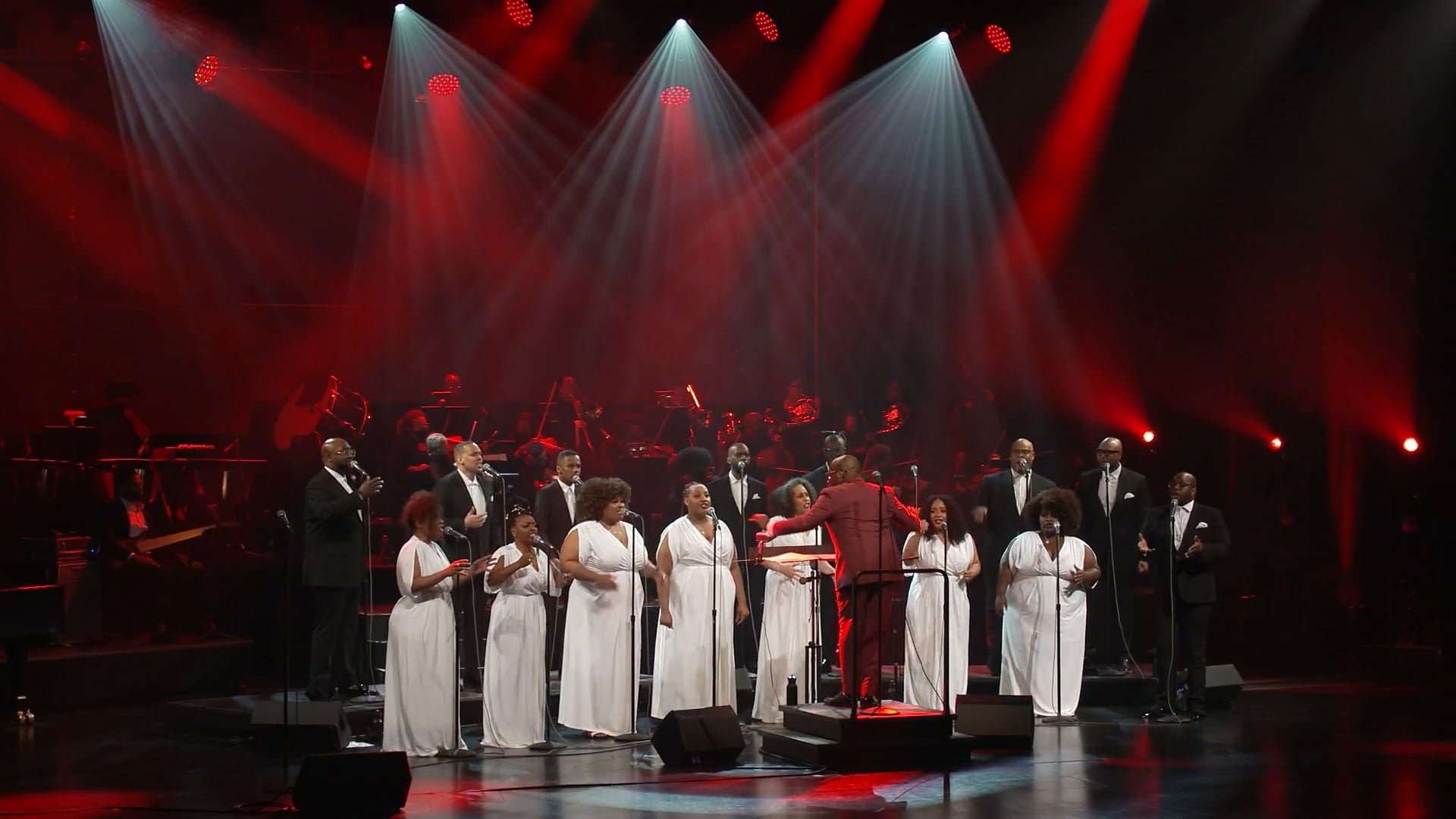 Adrian Dunn Singers perform for Live at the Harris Theater: Adrian Dunn's EMANCIPATION.